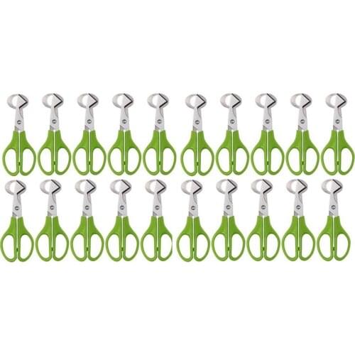 20Pcs Birds Quail Egg Scissors Pigeon Cutting Opener Cutter Kitchen Cracker Clipper Shear Knife Blade Slicers Gadgets