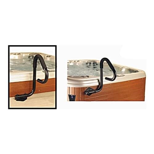 Pool and spa hot tub hand rail access and exit, entance Safety Rail Brackets