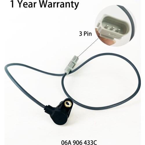 Crank Crankshaft Position Sensor For Audi/Skoda/Seat/VW Beetle Jetta Golf Passat 1.8T 2.0 06A906433C,0261210147 06A906433C