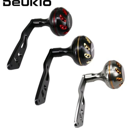 DEUKIO 38mm All Metal Fishing Reel Handle Knobs Metal Fishing Reel Rocker for Fishing Reel Wheel A/S/D Brand