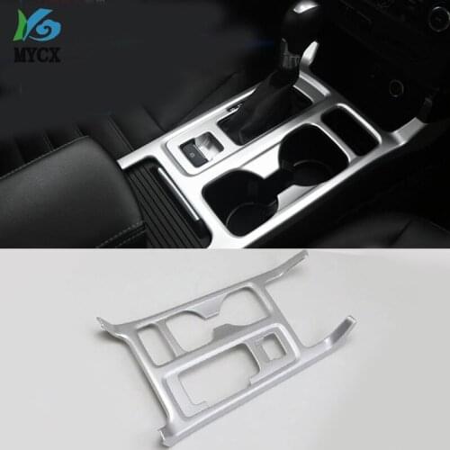 For Ford Escape Kuga 2017 2018 Chrome a/t Auto Knob Model Gear Shift Panel Cover Trim Bezel Frame Molding Garnish Decoration