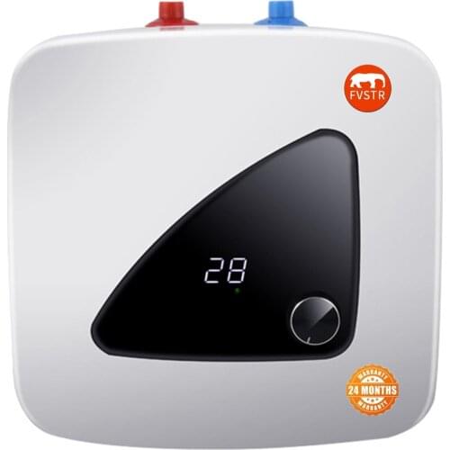 FVSTR-NBS 2.5-Gallon 110V 1.5KW Electric Water Heater Hot Water Heater Boiler Wash Only(Stainless Steel) (1.5kw)-FD