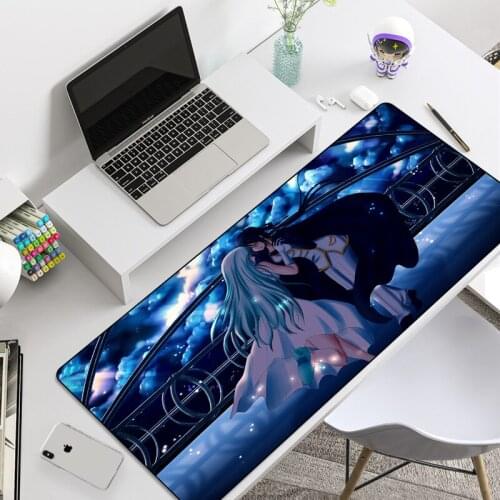 Anime Couple Starry Sky Love HD Mouse Pad Game Accessories Computer Game Table Mat Desktop Ornaments Mouse Pad XXL 40X90 Cs Go