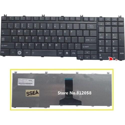 SSEA New US Keyboard English for Toshiba Satellite A500 P500 A505 A505D L581 L583 L587 L585 L586 Series