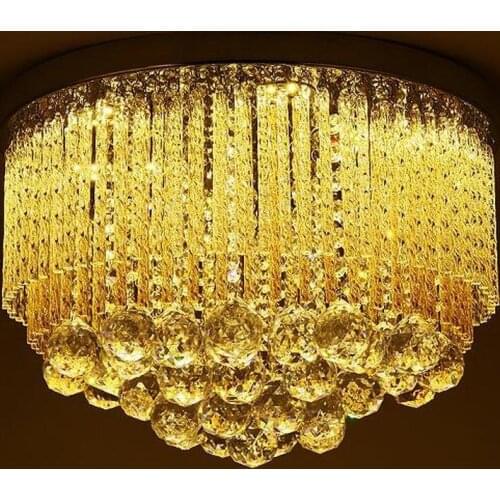 Luxury design crystal ceiling lamp modern LED ceiling light AC110V 220V lustre kid room LED living room lights