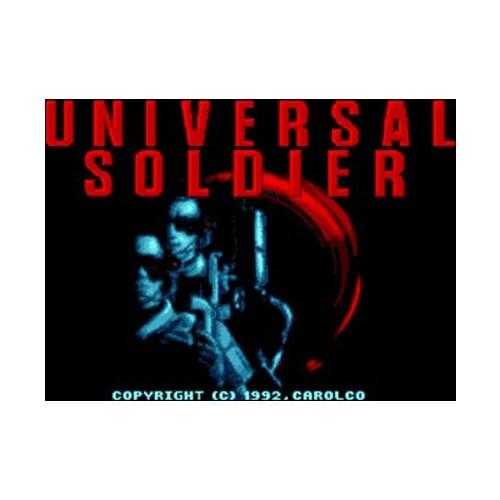 Universal Soldier 16 bit Big Gray Game Card For NTSC Game Player Drop Shipping