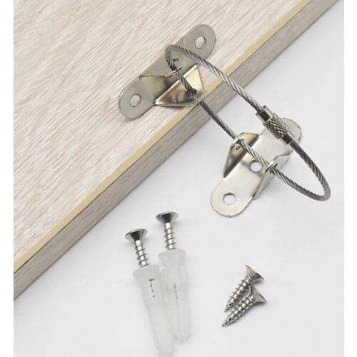 Children Falling Furniture Prevention Device Baby Safety Cabinet Home Restrictor Proofing Anti-Tip Furniture Straps Kit