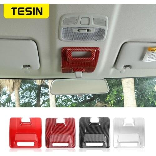 TESIN Interior Accessories for Suzuki Jimny 2019+ Car Inner Rearview Mirror Base Decoration Cover for Suzuki Jimny 2019