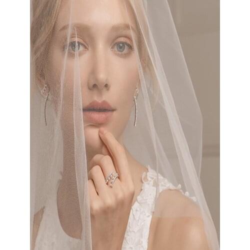 Lnngy Classic Real 925 Sterling Silver Stud Earrings For Women Synthetic Zircon Pearl Stud Earrings Pearl Jewelry Gifts bijoux