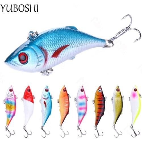 1Pcs 8CM 11.8G Artificial Japanese VIB Swimming Rotating Hard Bait Winter Plastic Bionic Fake Lure Fishing Tackle