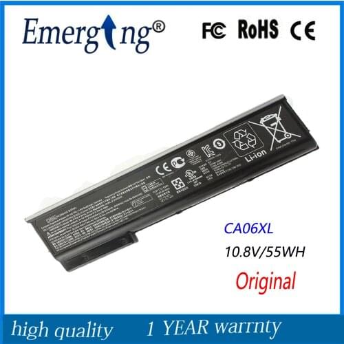 10.8v 55Wh New Original Laptop Battery for HP CA06XL HSTNN-IB4W ProBook640 G1