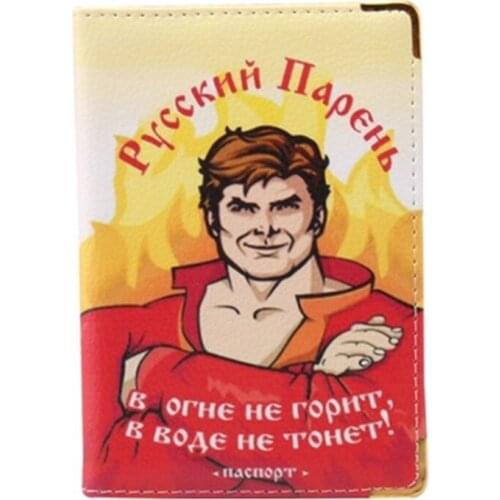 2020 Russian Popular Delicate Card Holder Passport Cover PU Leather Travel Passport Holder Protector Wallet drop shipping