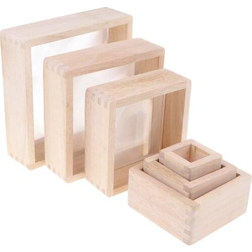 6Pieces Magnification Blocks Building Blocks Kids Learning Educational Toy
