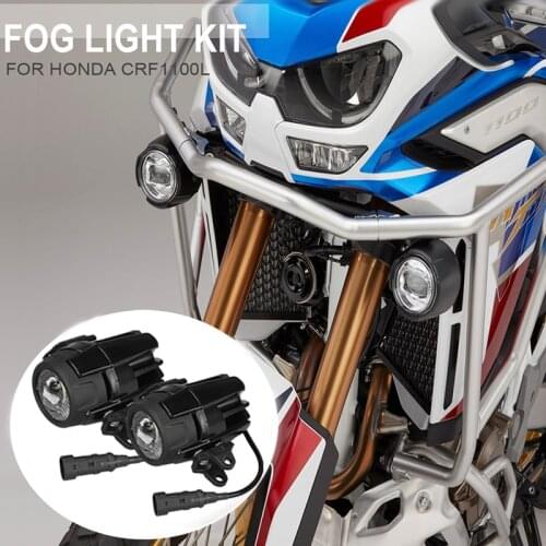 Motorcycle Accessories LED Auxiliary Fog Light Driving Lamp For Honda CRF1100L CRF 1100L CRF1100 L Africa Twin