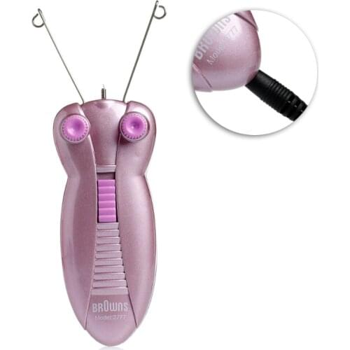 Electric Body Face Facial Hair Remover Defeatherer Cotton Thread Epilator Kit