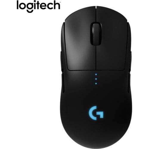 Logitech G Pro Gaming Mouse Wireless Top Lightspeed For ESports Hero16K Sensor RGB Lighting Wireless Charging Dual
