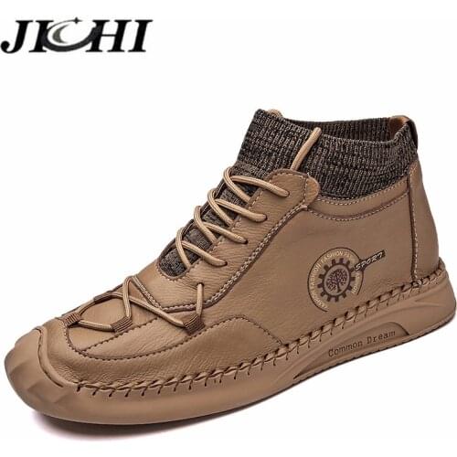 Мужские классические ботинки JICHI China At AliExpress