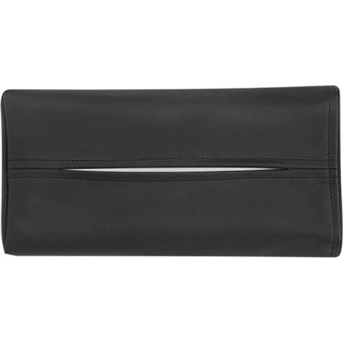 Faux Leather Tissue Paper Box Napkin Storage Case Holder Home Auto Car Vehicle car accessories Tissue Boxes