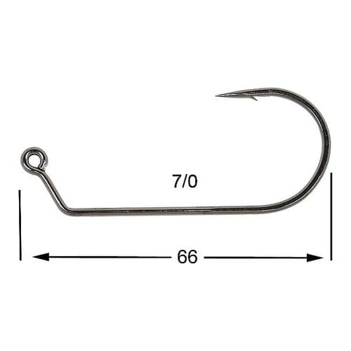 VMC hooks 7161 60 ° 7/0 original envelope 50 pieces
