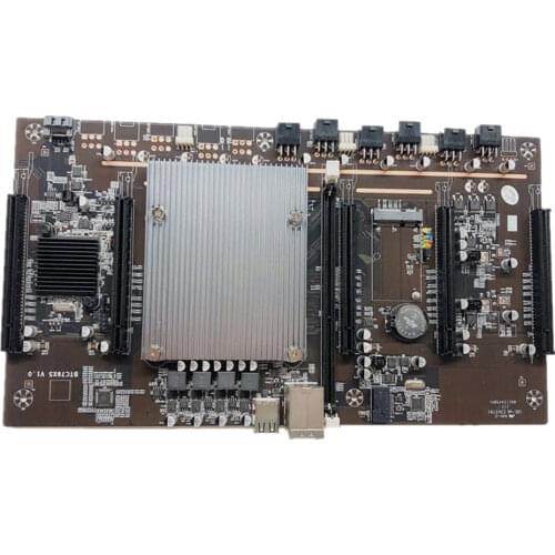 BTC X79-H61 Miner Motherboard LGA 2011 5 PCIe PCI-E Express 3.0 X8 Slots Cryptocurrency Mining BTC Motherboard Support 3060 GPU