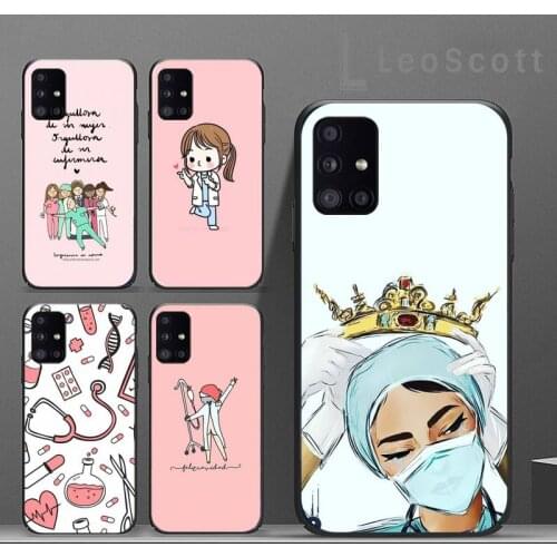 Medicine Doctor Nurse Phone Cases For Samsung A50 A51 A71 A31 A21S S8 S9 S10 S20 S21 Plus Fe Ultra 4G 5G