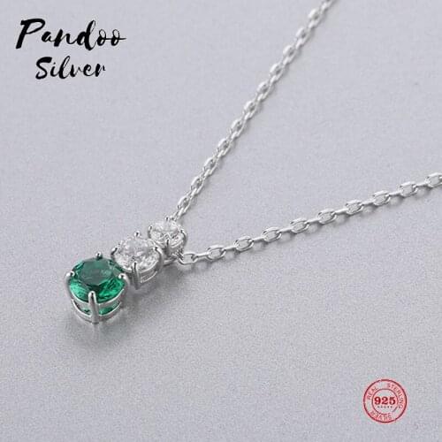 Fashion Charm Pure 925 Silver Original 1:1 Copy, Simple Electronic Keyboard Clavicle Chain Necklace Female Luxury Jewelry Gifts