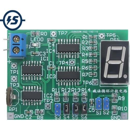 DIY Kit Subtraction Loop Counter 74HC192 Circuit Electronic Suite Training Practice