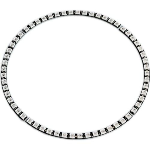 Ring Wall Clock 60 X Ultra Bright WS2812 5050 RGB LED Lamp Panel with Integrated Drivers