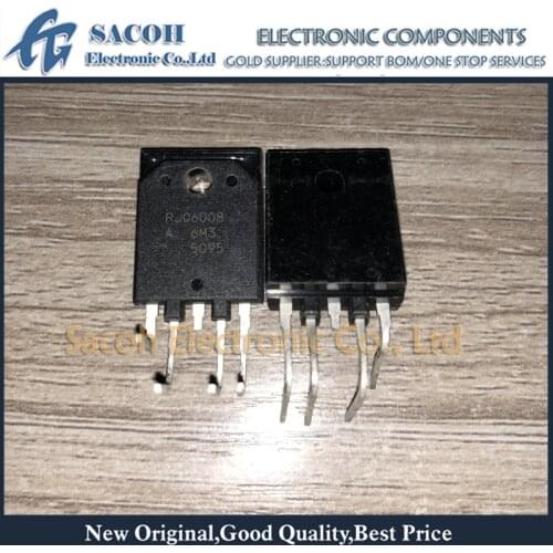 New Original 5PCS/Lot RJQ6008 RJQ6008DPM 6008 or RJQ6003DPM RJQ6003 or RJQ6015DPM RJQ6015 TO-3PFM-5 10A 600V IGBT and Diode