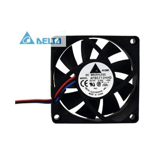 For delta AFB0712HHD-R00 70MM 7cm 70x70x20 MM DC 12V 0.25A server inverter industrial axial cooling Fans