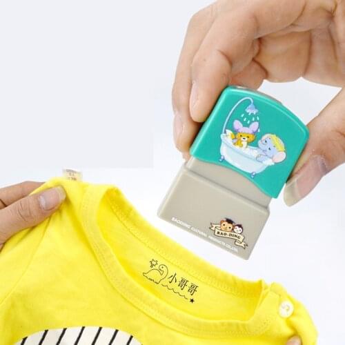 Custom-made Baby Name Stamp DIY for Childrens Name Seal Student School Uniform Chapter Not Easy To Fade Name Stamp