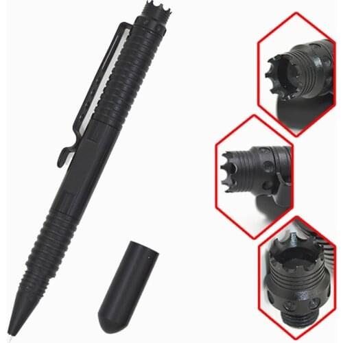 LAIX Special EDC Tactical Defense Pen Outdoor Self-defense Womens Writing & Hammer Survival Tool For Girl Car Safety Product