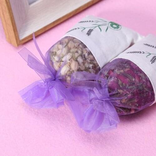 New Rose Jasmine Lavender Dried Flower Bud Aromatherapy Sachet Air Refreshing