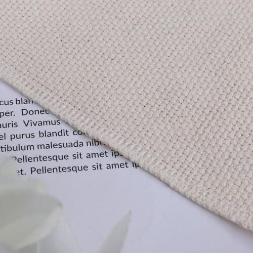 Monks Cloth for DIY Embroidery Needlework Fabric Sewing Punch Needle Accessory Handmade Gift
