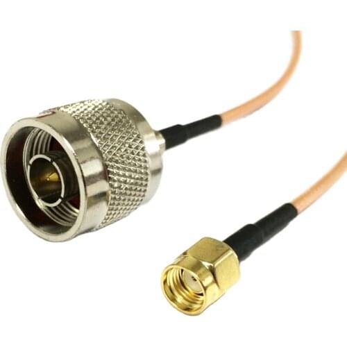 Wifi Antenna Extension Cable RP SMA Male plug with socket Switch N Male Pigtail adapter RG316 15cm Wholesale