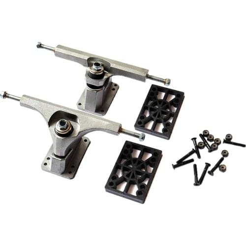 1 Pair Aluminum Alloy Trucks Skateboard for Longboard Decks Skate Board Accessories
