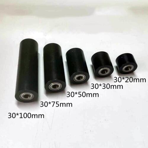 1 Piece 45 # Steel Abrasive Belt Machine Accessories Passive Wheel Polishing Machine Bearing Pulley Silent Double Bearing