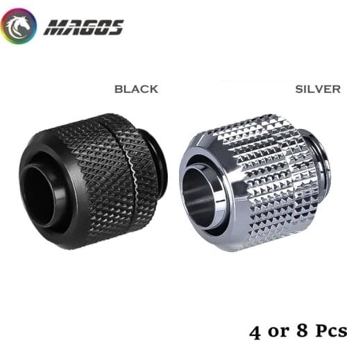 1 Piece Host Hand Compression Fitting, Used For 3/8'' PVC Tube 9.5x12.7mm Computer Water Cooling