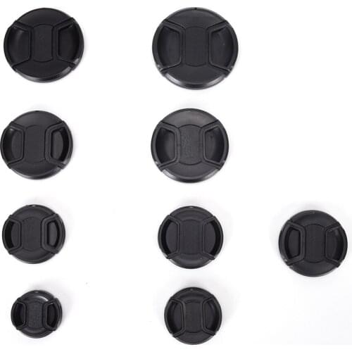 49 52 55 58 62 67 77 82mm Snap-on Camera Front Lens Cap Cover Protector With Anti-lost Rope For Canon/Leica/Nikon/Sony Len Caps