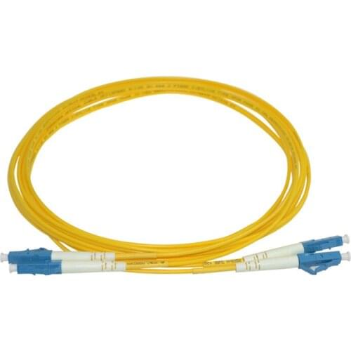 5PCS/bag 3M LC UPC Duplex single-mode fiber optic patch cord LC 3M Duplex 2.0mm FTTH fiber optic jumper free shipping