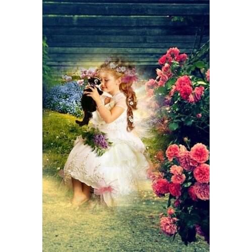 5D Diy Diamond Painting Religious Girl Full Square/Round Embroidery Pattern 3D Cross Stitch Kits Mosaic Wall Sticker Decor