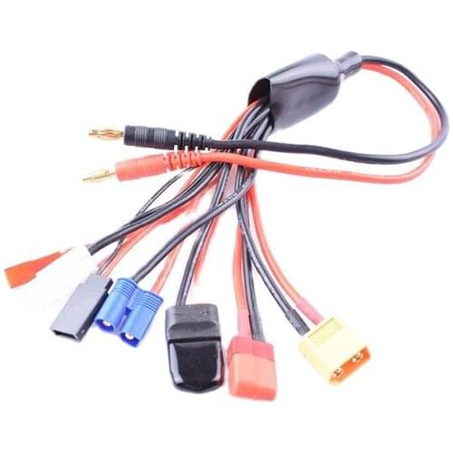 7 in 1 new RC Lipo Battery Multi Charger Plug Adapter Converter Charging Cable for rc car and plane accessories