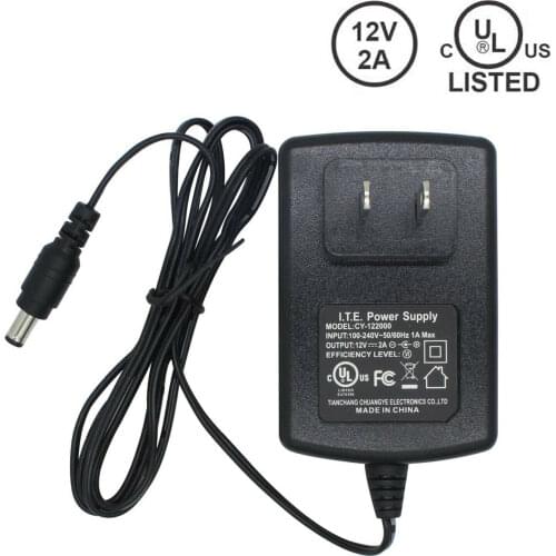 AC 100-240V to DC 12V 2A Switch Switching Power Supply Converter Adapter EU UK US AU Plug Free Shipping