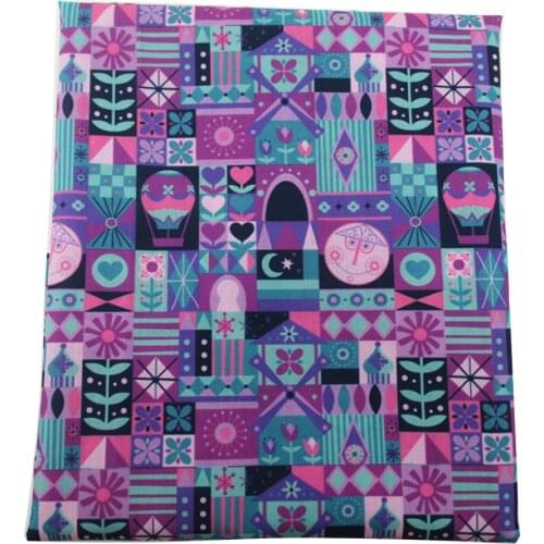 David accessories 50*145cm Stripe Pumpkin Halloween 100% Cotton Fabric for Tissue Kids Home textile for Sewing Tilda Doll,c4227