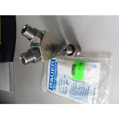 073080-KD Bauer Bauer Germany air compressor accessories three pass joint Bauer three air valve