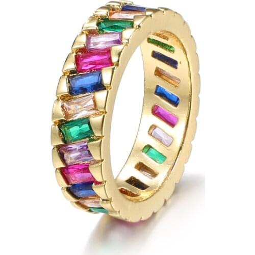 Bettyue Classical Style Round Shape Ring With Colroful Cubic Zircon For Women Charming Jewelry Fashion Party Shiny Dress-Up