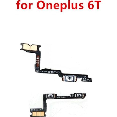 For oneplus 6T Power Volume Side Key Button Flex Cable ON OFF Switch Flex Cable Replacement Repair Parts