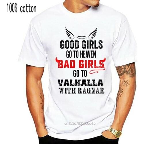 Viking T-shirt Bad Girls go to Valhalla with Ragnar Funny Vikings Odin Valhalla
