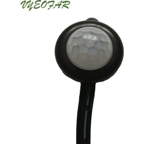 DC 5V / 12V / 24V Body Infrared PIR Motion Sensor Switch For LED Light Strip Automatic DC Jack connector Time setting function