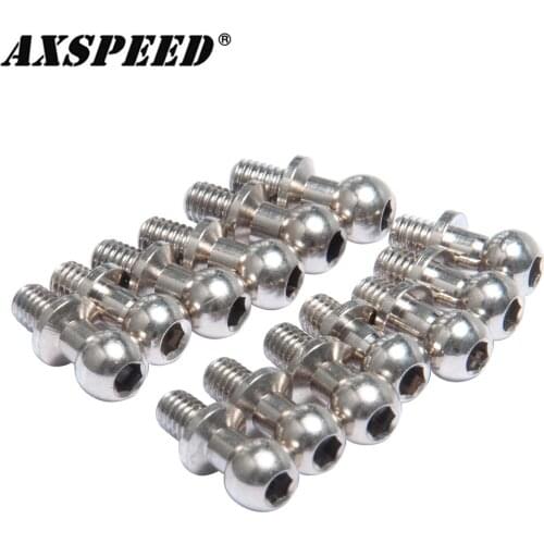 AXSPEED Ball Head Link Track Rod End Holder Tie Rod End Hole Kit for 1:10 Sakura D4 RWD RC Drift Racing Car Upgrade Accessories
